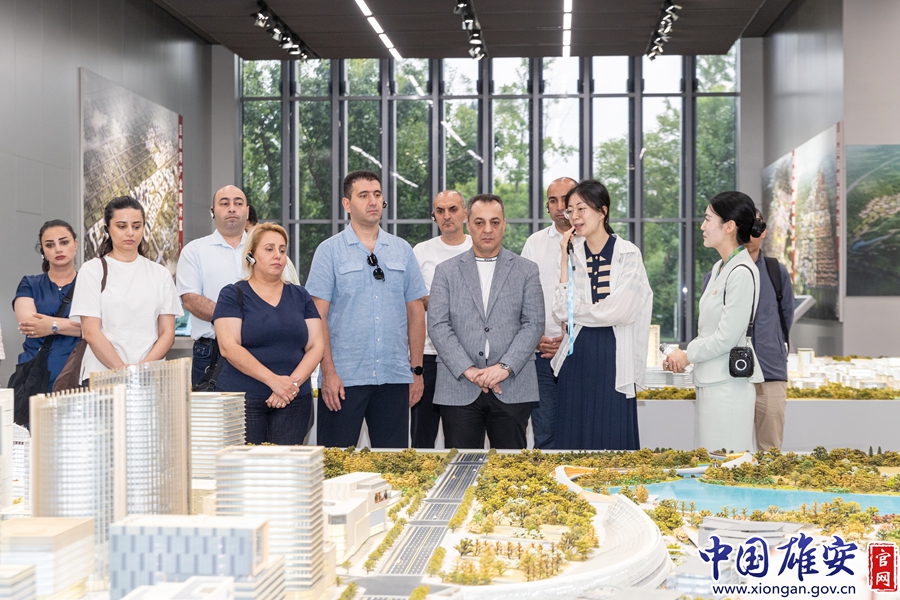 New Azerbaijan Party youth-cadre delegation visiting Xiong’an