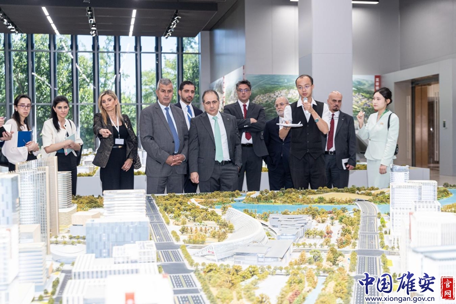 Jordanian ministerial delegation visiting Xiong’an